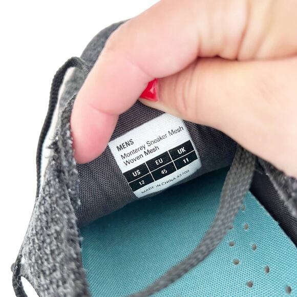 SeaVees Gray Mesh Monterey Sneakers Sz 12 - Picture 8 of 9